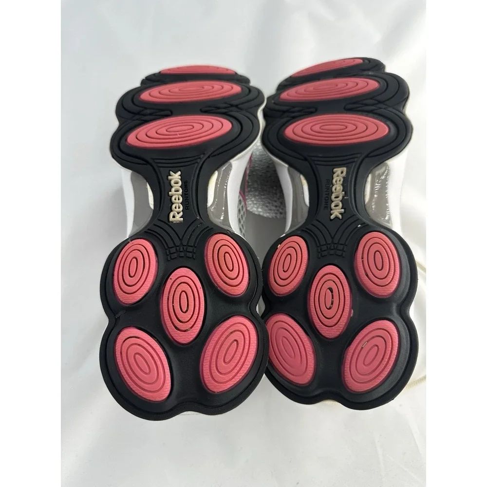 Womens Reebok Runtone Silver/ Pink Running Shoes US  Size 9.5 - Picture 6 of 6